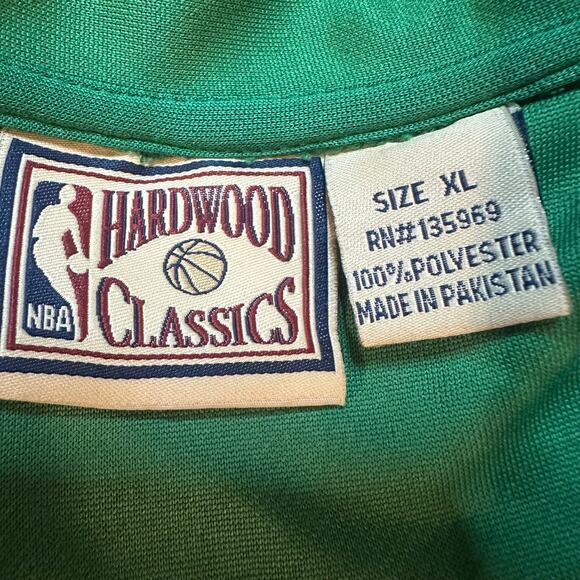Hardwood Classics Green, Embroidered Boston Celtics, Full Zip Up Jacket- XL - Picture 4 of 8